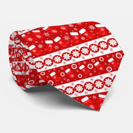 Gravata Padrão moderno de recheio e reposição de Natal