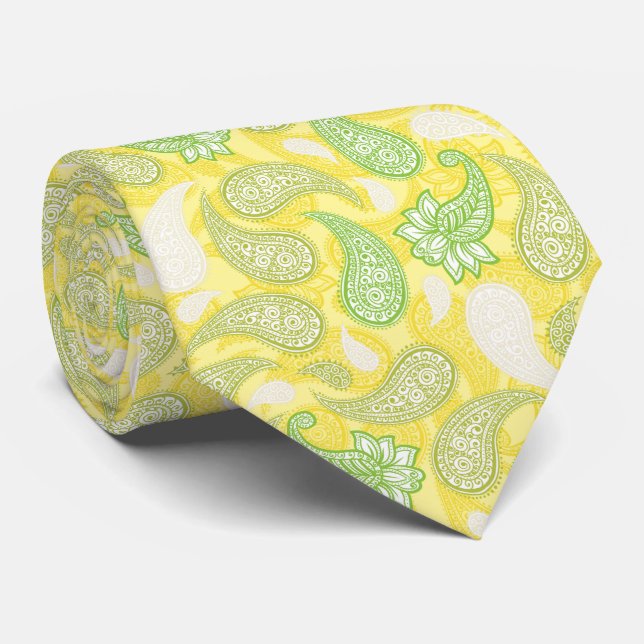Gravata Padrão Paisley (Rolled)