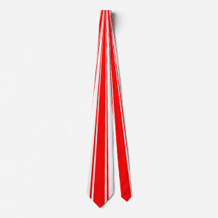 Gravata Padrão Red Funky Stripe