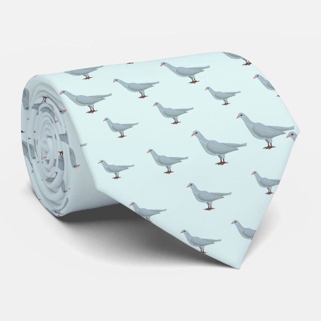 Gravata Padrão sem costura azul na porta verde-clara (Rolled)