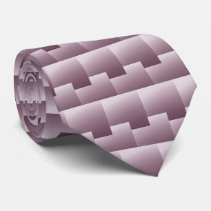 Gravata Padrão Vermelho de ameixa Contemporâneo