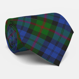 Gravata Padrão Xadrez Tartan do Clã Escocês Baird