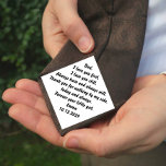 Gravata Padre da Noiva, da Noiva<br><div class="desc">No dia do seu casamento, lembre-se com seu pai sobre o adorável pequeno que ele já foi, dando a ele esta gravata personalizada de pai da noiva que contém uma mensagem personalizada com seu nome e data do casamento. Informe o nome e a data a serem impressos em uma seção...</div>