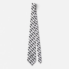 Gravata Padrinho de casamento Mustache Necktie