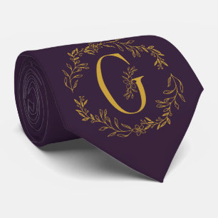 Gravata Padrinhos de casamento com cores roxas escuras e m