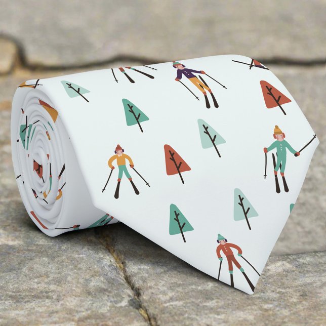 Gravata Padrões de Visibilidade de Natal do Esqui de inver (Criador carregado)