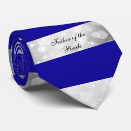 Gravata Pai da Noiva Púrpura e Prata