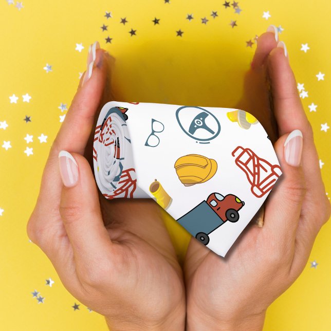 Gravata Pai de profissão do motorista de caminhão (Criador carregado)