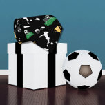 Gravata Pai do jogador<br><div class="desc">Um Necktie com futebol, rede de bola, assobio, padrão de capacete, etc. Esta é uma ideia divertida de presente para um pai de futebol, marido de futebol e tio de futebol. Você pode apresentar este presente no Dia de os pais ou no aniversário do Pai, marido ou tio.</div>