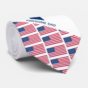 Gravata Pai incrível Monograma AMERICANO