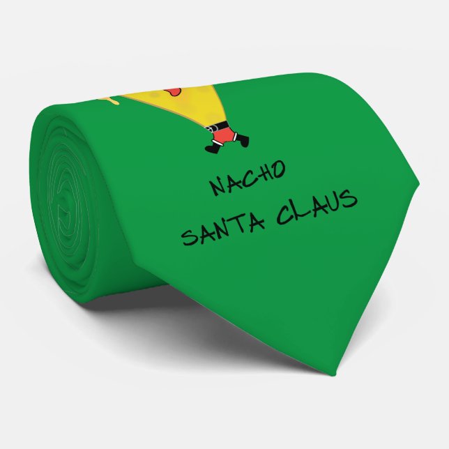 Gravata Pai Natal Nacho (Rolled)