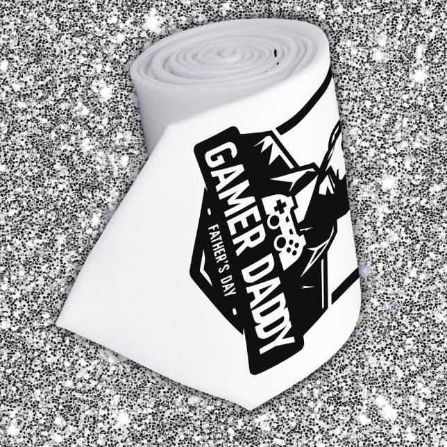 Gravata Pai para jogadores Dia de os pais feliz | (Criador carregado)