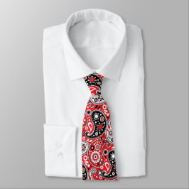 Gravata País Elegante de Red Bandana Paisley Oeste