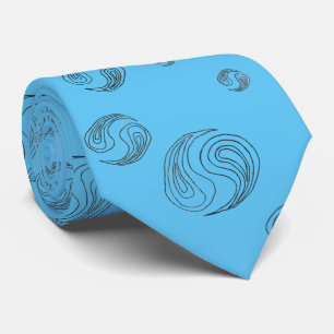 Gravata Paisley Azul Claro