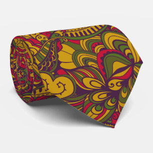 Gravata Paisley, Estilo Psicodélico dos Anos 70 
