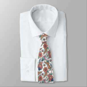 Gravata Paisley Laranja