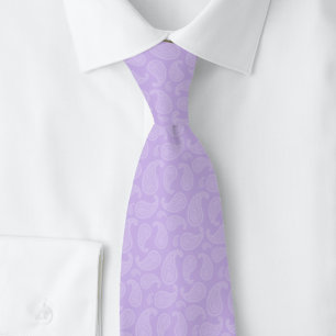 Gravata Paisley Lavanda