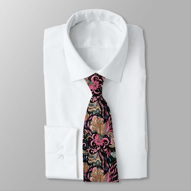 Gravata Paisley Moderno   (Amarrado)