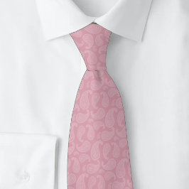 Gravata Paisley Rosa Empoeirada