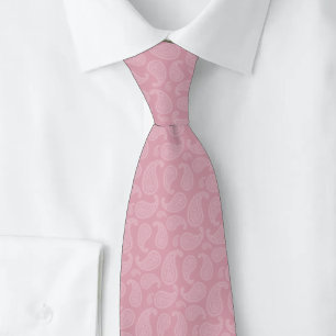 Gravata Paisley Rosa Empoeirada