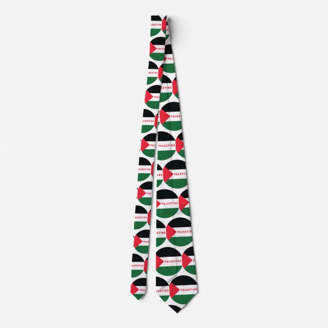 Gravata Palestina Flag Tie (Verso)