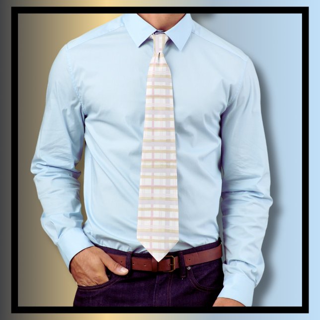 Gravata Paleta de cores neutra na moda chic (Criador carregado)