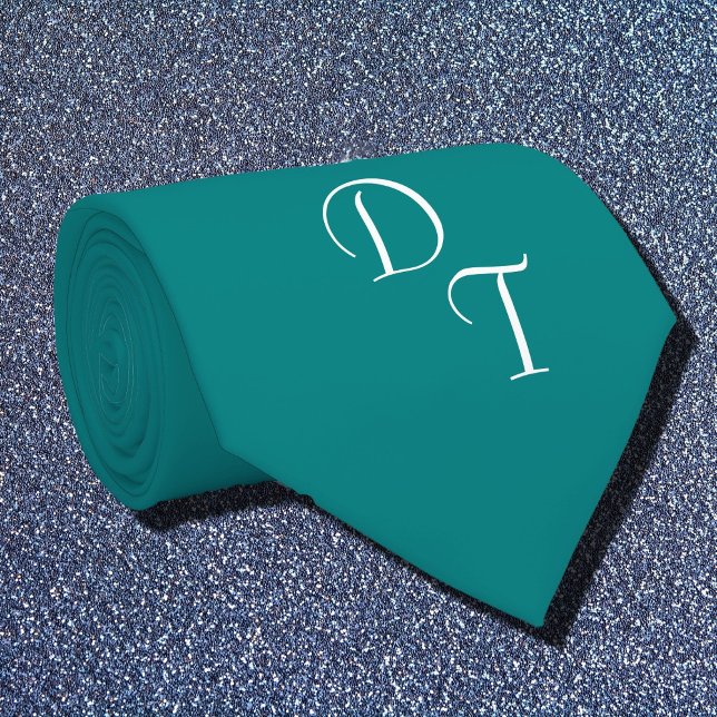 Gravata palha sólida - seus monogramas (Criador carregado)