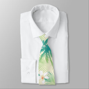 Gravata Palmeiras tropicais do verão