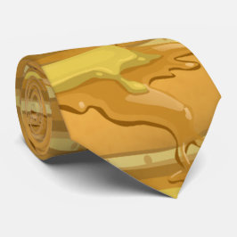 Gravata Pancake e xarope de ácer