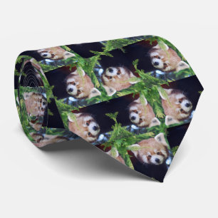 Gravata Panda vermelha