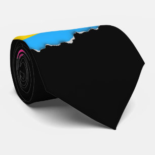 Gravata Pansexual Pride flag