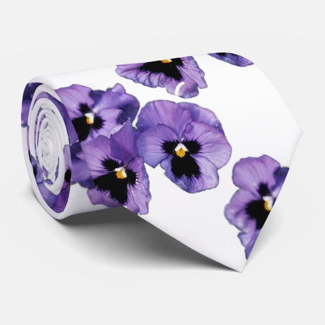 Gravata Panteras Roxas (Rolled)