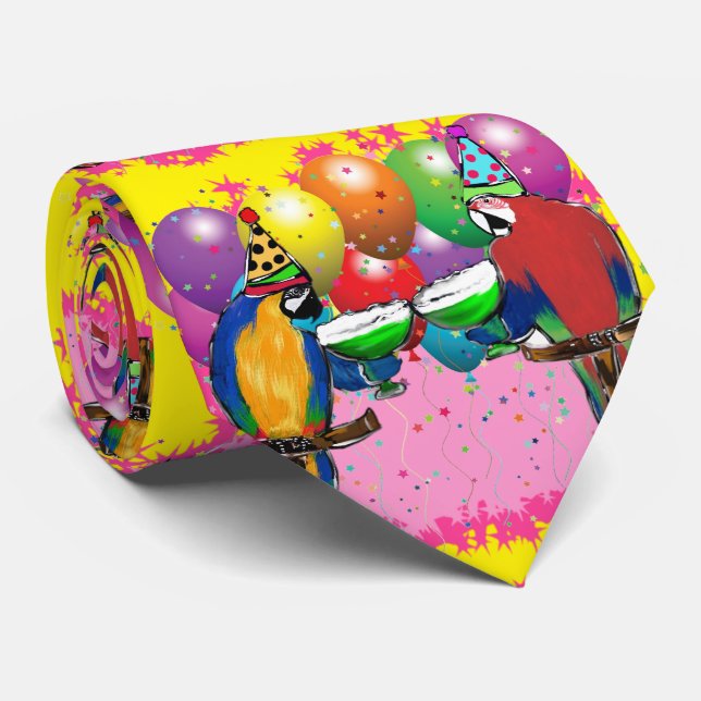 Gravata PAPagaios DE FESTA (Rolled)