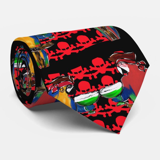Gravata PAPagaios PIRATAS (Rolled)