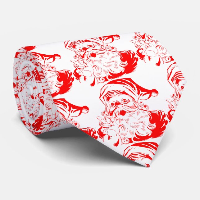 Gravata Papai Noel (Rolled)