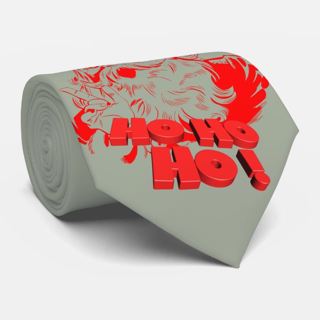 Gravata Papai Noel (Rolled)