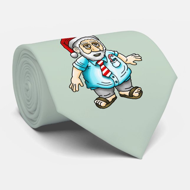 Gravata Papai Noel de Sandália (Rolled)