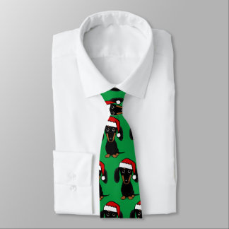 Gravata Papai noel preto e marujo de bronzeado Natal
