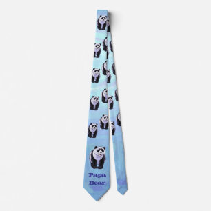 Gravata Papai Panda Bear Tie