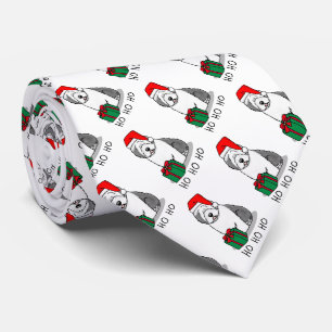 Gravata Papais noeis de Natal Cachorro de Ovelha Inglês (C