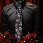 Gravata Papais noeis Góticos de Natal Escuros Skulls Gothm<br><div class="desc">Explore seu lado negro e faça uma declaração neste Natal com nossos Papais noeis góticos, Skulls Men's Neck Tie. Esta gravata gótica especial é perfeita para festas de escritório, encontros com amigos, ou deveríamos dizer, "amigos". Mostre seu estilo único em um casamento gótico de Natal, fazer um acessório ideal para...</div>