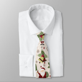 Gravata Papais noeis Necktie de Natal