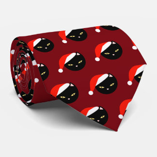 Gravata Papais noeis Novelentos do Cat Pattern Burgundy Na
