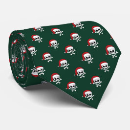 Gravata Papais noeis Skulls Grunge Natal