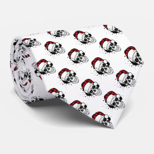 Gravata Papais noeis Skulls Neck