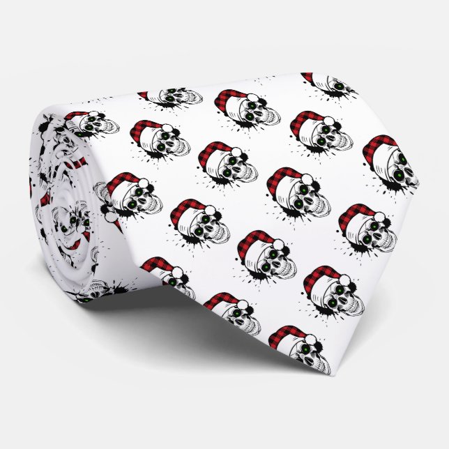 Gravata Papais noeis Skulls Neck (Rolled)