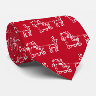 Gravata Papais noeis Vintage Vermelho Festivo Favorece Hum