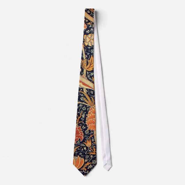Gravata Papel de Parede Floral William Morris Cray (Frente)