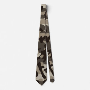 Gravata Papel de Tecido de Camuflagem de Perto