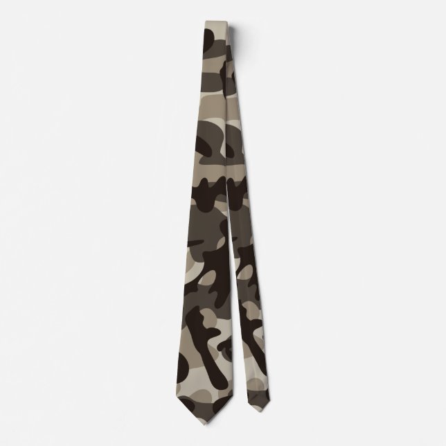 Gravata Papel de Tecido de Camuflagem de Perto (Frente)